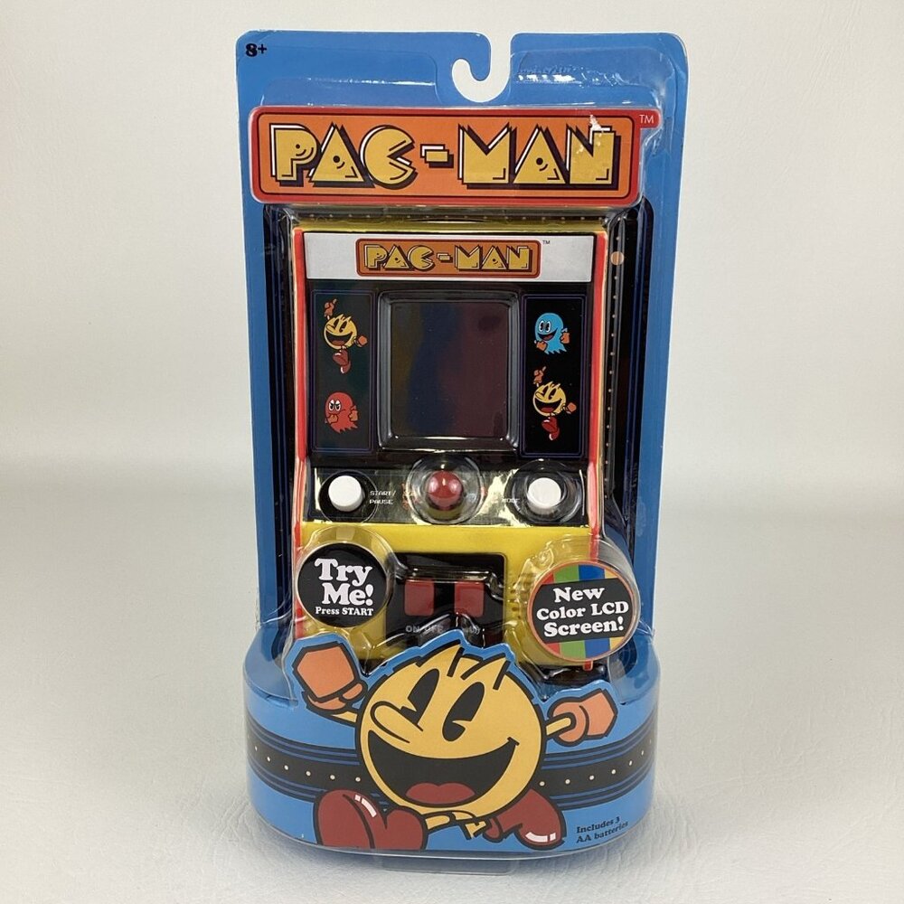 Pac-Man Classic Arcade Game Authentic Sounds Joystick Mini Retro 2019 Basic Fun